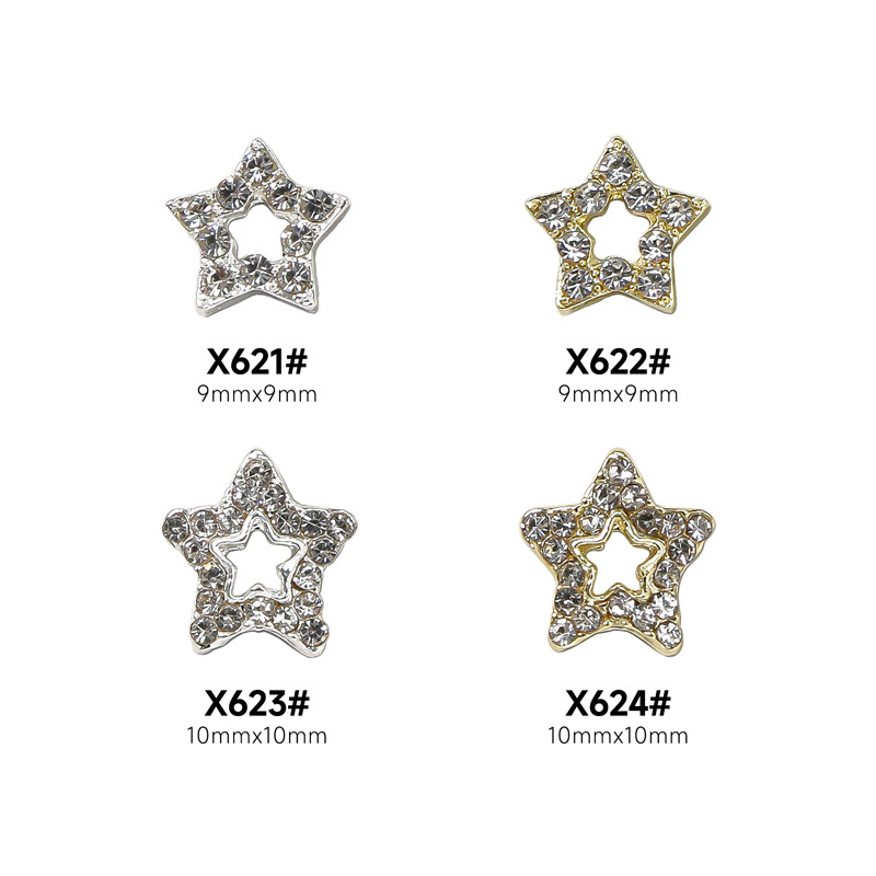Alloy Star  Nail  Jewely